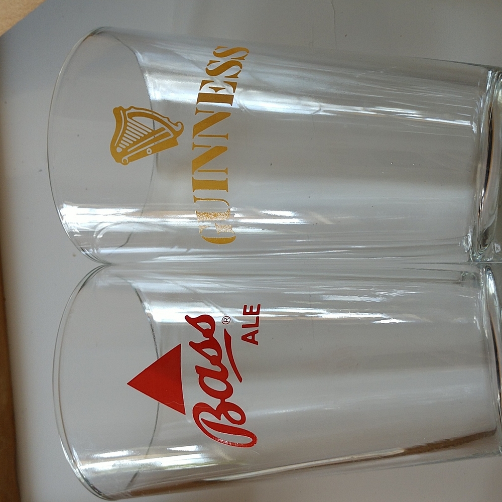 DW Guinness & Bass Ale Traditional Barware Pints